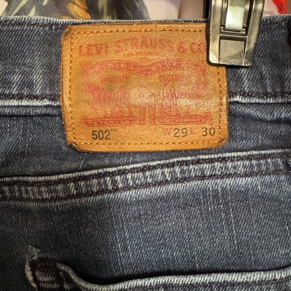 Levi's 502 Taper Flex Men’s Denim Jeans - Picture 2 of 9